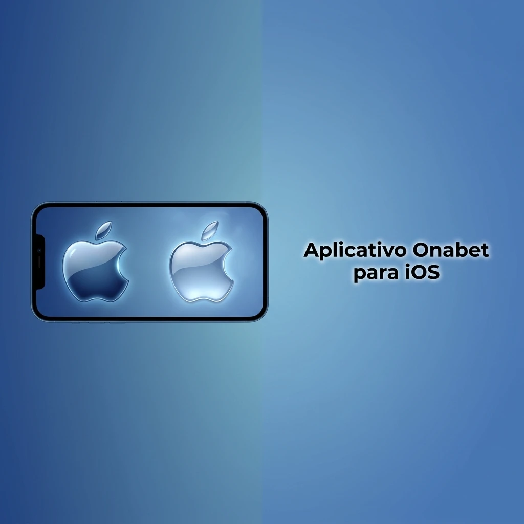 Aplicativo Onabet para iOS com apostas esportivas, cassino ao vivo e pagamentos via Pix para iPhone e iPad