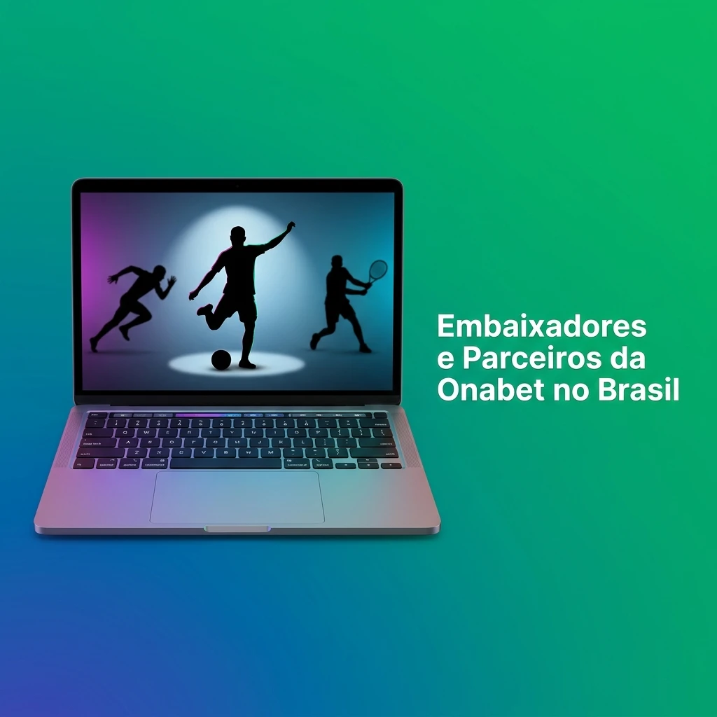 Embaixadores e parceiros estratégicos da Onabet no Brasil, incluindo provedores de jogos e pagamentos locais