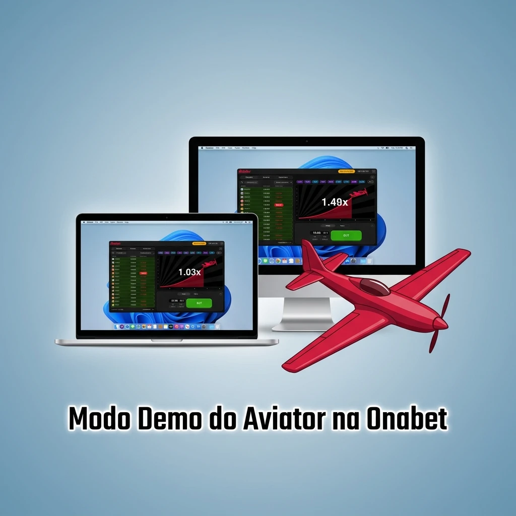Modo demo do Aviator na Onabet com créditos virtuais para praticar sem risco financeiro antes de apostar de verdade
