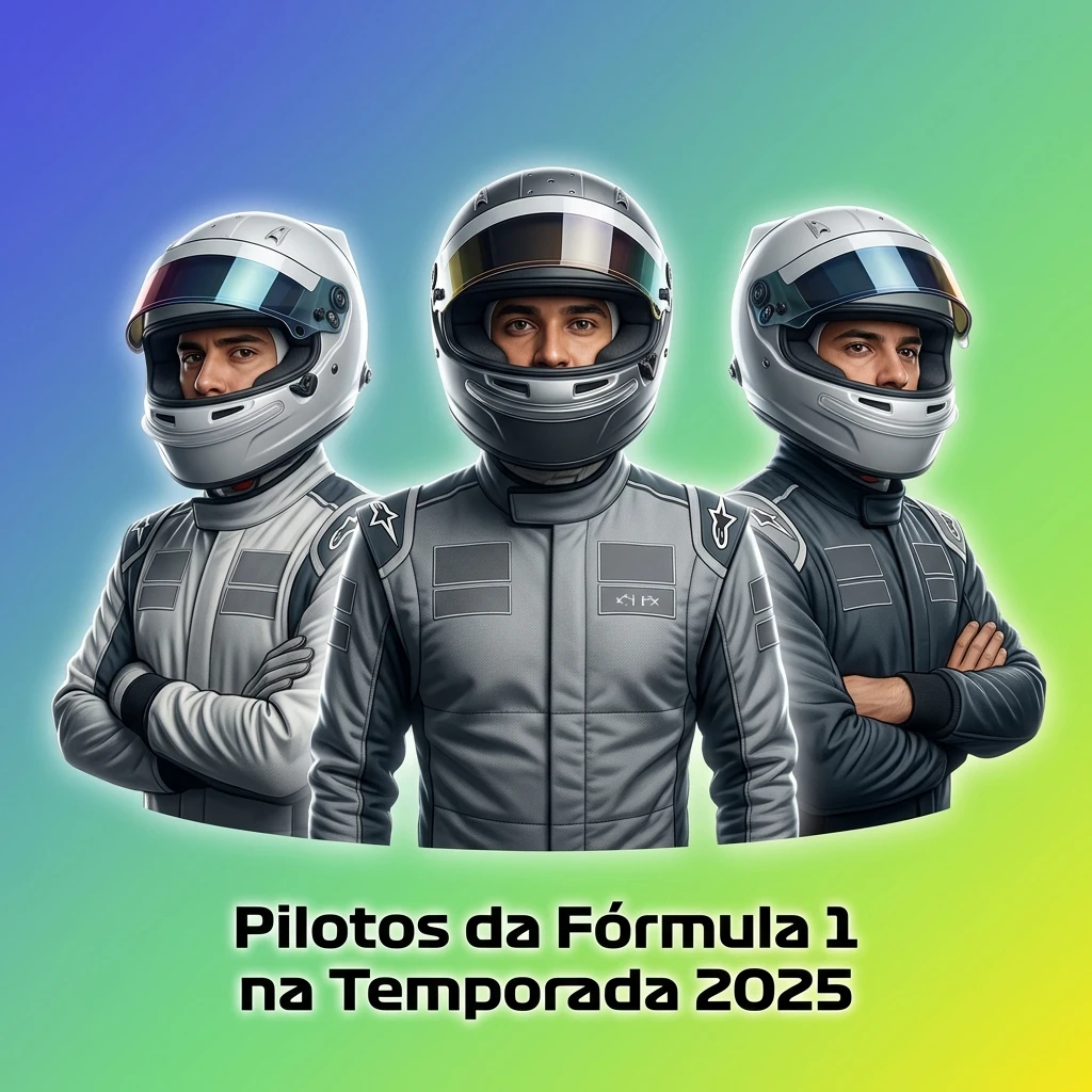 Tabela com pilotos e equipes da Fórmula 1 na temporada 2025 com odds para o campeonato