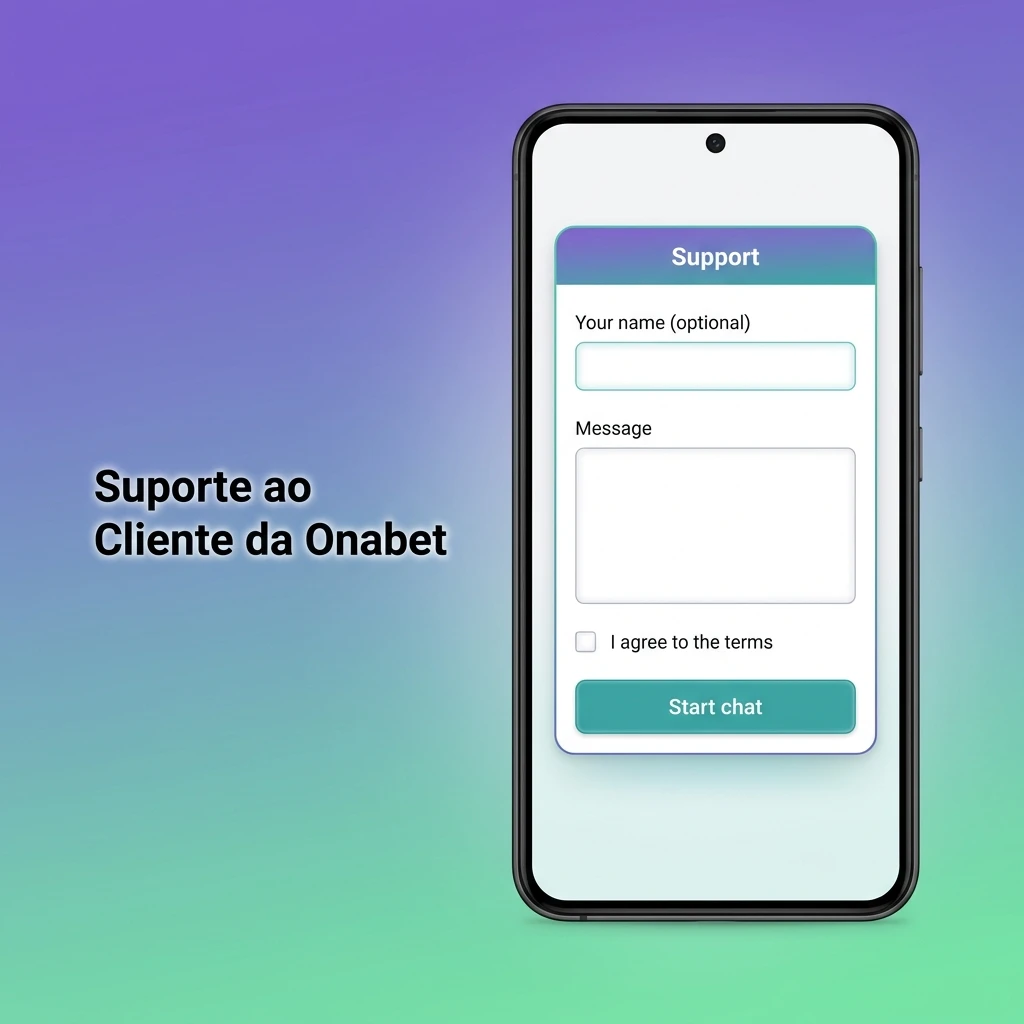 Suporte ao cliente da Onabet com chat ao vivo, e-mail e central de ajuda para dúvidas sobre saques
